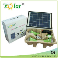 Intelligent CE mini maison lampe solaire avec 3 LED ampoule light(JR-SL988A)